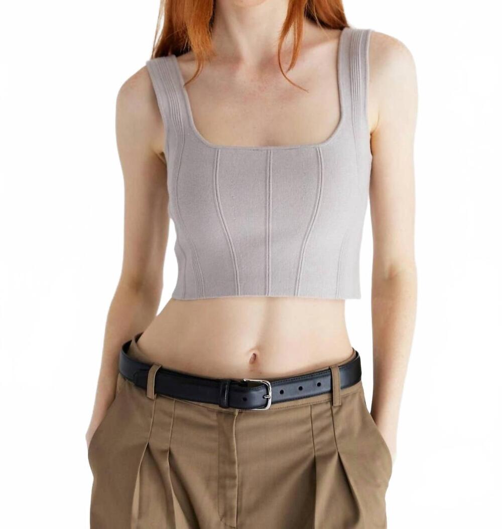 NEW MOD REF the millie top in grey